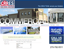 Tablet Screenshot of commercialrealestatesolutions.us